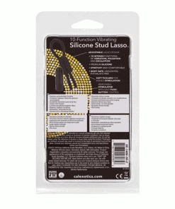 Cock Rings 10 Function Vibrating Silicone Stud Lasso Cock Ring By Cal Exotics