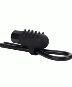 Cock Rings 10 Function Vibrating Silicone Stud Lasso Cock Ring By Cal Exotics