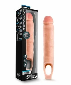 Blush Novelties Sheaths & Sleeves 11.5 Inch Realistic Performance Penis Sleeve Natural Silicone Girth Enhancer