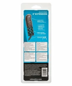 2 Inch Black Silicone Penis Extension By Cal Exotics Sheaths & Sleeves