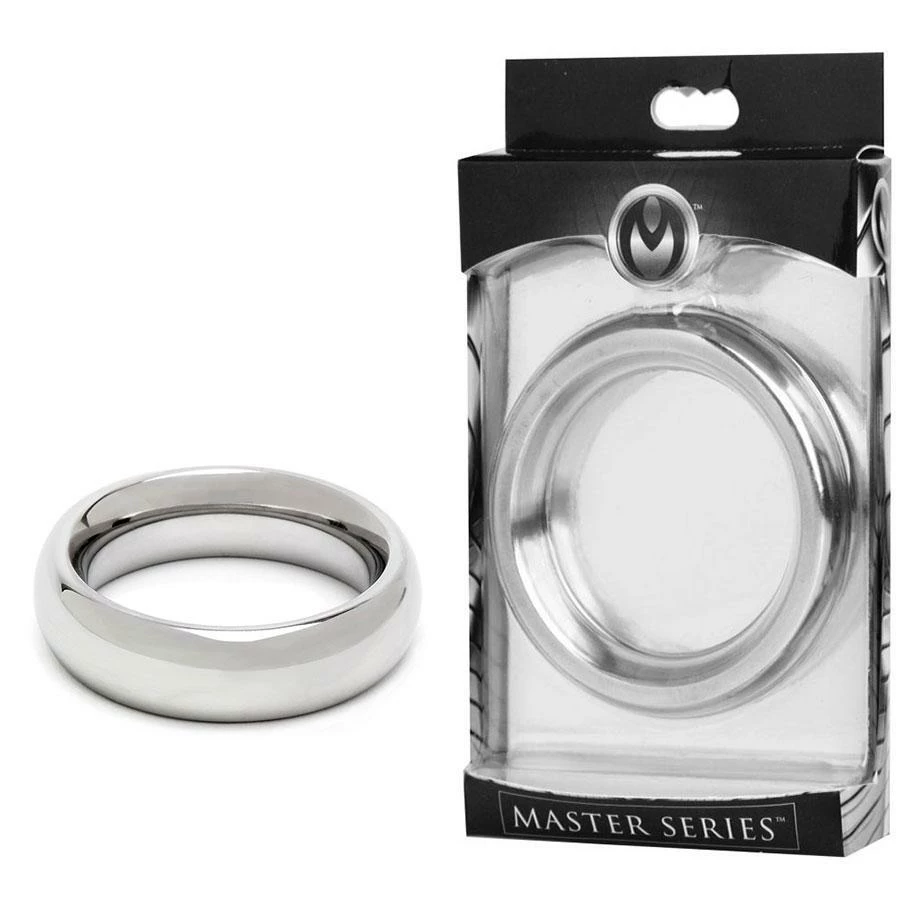 2 Inch Stainless Steel Thick Metal Donut Cock Ring By Master Series (5 Cm) 3 2 Inch Stainless Steel Thick Metal Donut Cock Ring By Master Series (5 Cm)