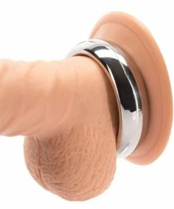 2 Inch Stainless Steel Thick Metal Donut Cock Ring By Master Series (5 Cm)