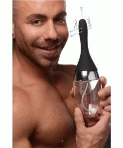 Clean Stream 350ml Auto-Vibrating Anal Enema Bulb By CleanStream