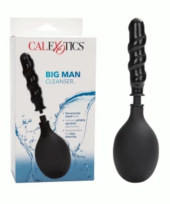 420ml Big Man Cleanser Ribbed Anal Enema Bulb By Cal Exotics
