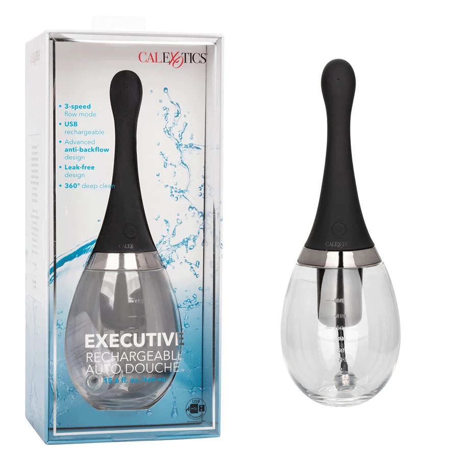 460ml Executive Rechargeable Auto Anal Douche By Cal Exotics Anal Sex Toys 3 460ml Executive Rechargeable Auto Anal Douche By Cal Exotics Anal Sex Toys