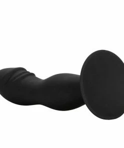 5.5 Inch Anal Stud Black Silicone Anal Dildo By Cal Exotics Prostate Massagers