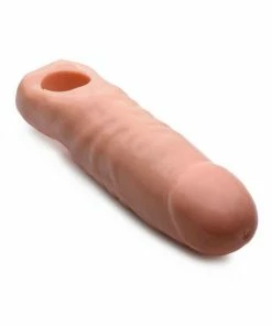 Sheaths & Sleeves 7 Inch Wide Natural Tan Penis Extension By Size Matters