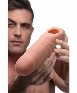 Sheaths & Sleeves 7 Inch Wide Natural Tan Penis Extension By Size Matters