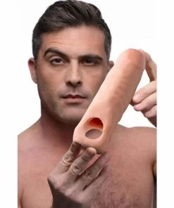 Sheaths & Sleeves 7 Inch Wide Natural Tan Penis Extension By Size Matters