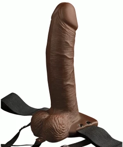 Sheaths & Sleeves 8 Inch Brown Rechargeable Vibrating Hollow Strap On Penis Extension By Fetish Fantasy 14 Sheaths & Sleeves 8 Inch Brown Rechargeable Vibrating Hollow Strap On Penis Extension By Fetish Fantasy