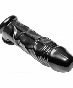 8 Inch Lifelike Black Penis Extension Sleeve Fuk Tool By Master Series