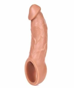Lynk Pleasure Products 9 Inch Realistic Performance Penis Sleeve Natural Silicone Girth Enhancer