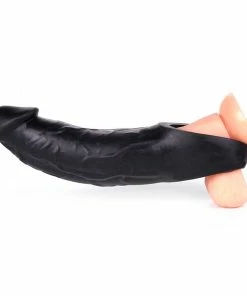 Lynk Pleasure Products 9 Inch Realistic Performance Penis Sleeve Natural Silicone Girth Enhancer