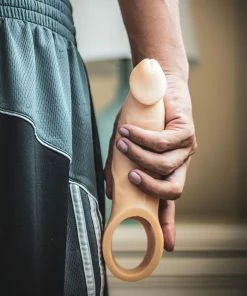 Lynk Pleasure Products 9 Inch Realistic Performance Penis Sleeve Natural Silicone Girth Enhancer