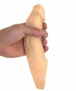 Lynk Pleasure Products 9 Inch Realistic Performance Penis Sleeve Natural Silicone Girth Enhancer