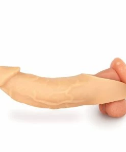Lynk Pleasure Products 9 Inch Realistic Performance Penis Sleeve Natural Silicone Girth Enhancer