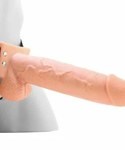 9 Inch Tan Squirting/Cumming Hollow Strap On Penis Extension By Fetish Fantasy 12 9 Inch Tan Squirting/Cumming Hollow Strap On Penis Extension By Fetish Fantasy
