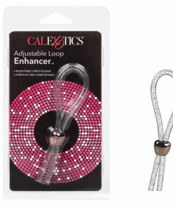 Adjustable Loop Enhancer Clear Cock Ring By Cal Exotics Cock Rings