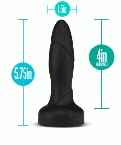 Anal Adventures Platinum 5.75 Inch Drive Rechargeable Butt Plug Silicone With Remote By Blush Novelties