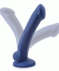 Avant D10 Suko 6.5 Inch Blue Silicone Dildo With Suction Cup By Blush Novelties Anal Sex Toys