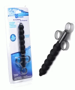 Clean Stream Black Silicone Beaded Lubricant Launcher By CleanStream