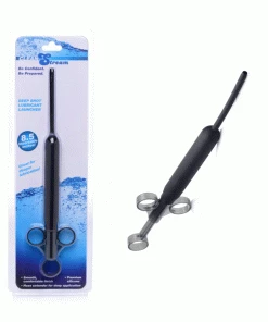 Clean Stream Deep Shot Silicone Black Lubricant Launcher By CleanStream