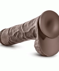 Dr. Skin Huge 11.5 Inch Mr. Savage Brown Suction Anal Dildo By Blush Novelties Anal Sex Toys