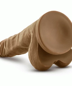 Dr. Skin Stud Muffin Realistic Anal Dildo With Balls By Blush Novelties