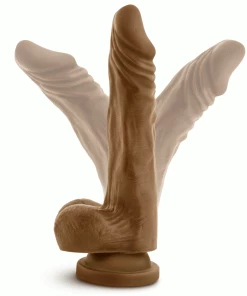 Dr. Skin Stud Muffin Realistic Anal Dildo With Balls By Blush Novelties