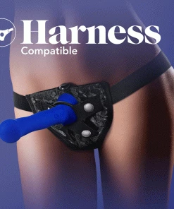 Impressions N2 Blue Vibrating Silicone Anal Dildo With Suction Cup By Blush Novelties Prostate Massagers