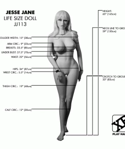 XR Brands Jesse Jane Fantasy Full Size Life Like Replica Sex Doll Anal Masturbators