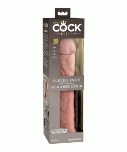 Anal Sex Toys King Cock Elite 11 Inch Dual Density Silicone Dildo By Pipedream Products