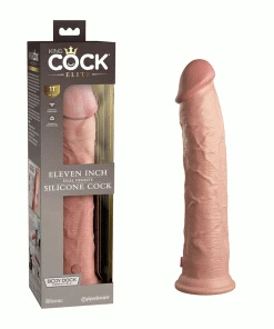 Anal Sex Toys King Cock Elite 11 Inch Dual Density Silicone Dildo By Pipedream Products