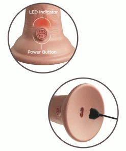 King Cock Elite 6 Inch Vibrating Silicone Dual Density Dong By Pipedream Products Anal Sex Toys