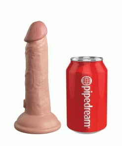 King Cock Elite 6 Inch Vibrating Silicone Dual Density Dong By Pipedream Products Anal Sex Toys