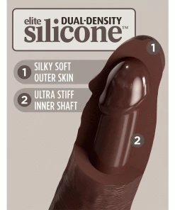 Anal Sex Toys King Cock Elite 7 Inch Dual Density Silicone Dildo By Pipedream Products