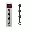 Doc Johnson Kink Anal Essentials 13.5 Inch Weighted Black Silicone Beaded Anal Balls Anal Sex Toys