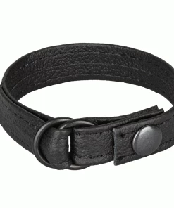 Leather Cinch Adjustable Cock Ring By Cal Exotics