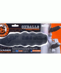 Sheaths & Sleeves Oxballs Invader Rippled Open-Ended Silicone Cock Sheath Extender