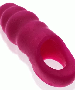 Sheaths & Sleeves Oxballs Invader Rippled Open-Ended Silicone Cock Sheath Extender