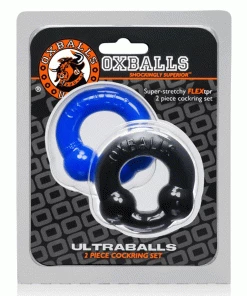 Oxballs Ultraballs Dual Beaded Stretchy Cock Ring Set For Men