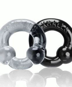 Oxballs Ultraballs Dual Beaded Stretchy Cock Ring Set For Men