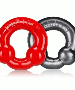 Oxballs Ultraballs Dual Beaded Stretchy Cock Ring Set For Men