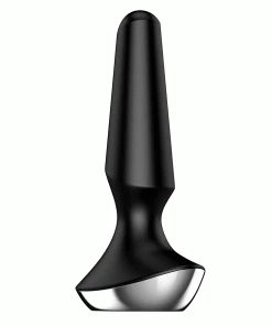 Satisfyer Plug-ilicious 2 Black Silicone Vibrating Butt Plug Anal Sex Toys