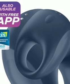 Satisfyer Strong One App Controlled Silicone Vibrating Cock Ring