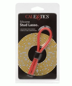 Silicone Stud Red Lasso Cock Ring By Cal Exotics