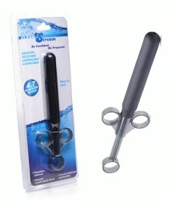 Clean Stream Smooth Silicone XL Black Lubricant Launcher By CleanStream Anal Sex Toys