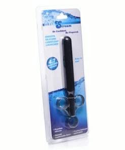 Clean Stream Smooth Silicone XL Black Lubricant Launcher By CleanStream Anal Sex Toys