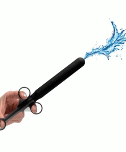 Clean Stream Smooth Silicone XL Black Lubricant Launcher By CleanStream Anal Sex Toys