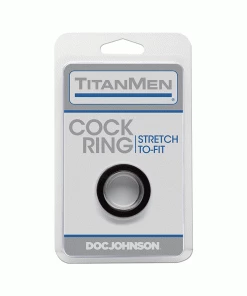 Titanmen Thick Stretch-to-Fit Cock Ring By Doc Johnson 15 Titanmen Thick Stretch-to-Fit Cock Ring By Doc Johnson